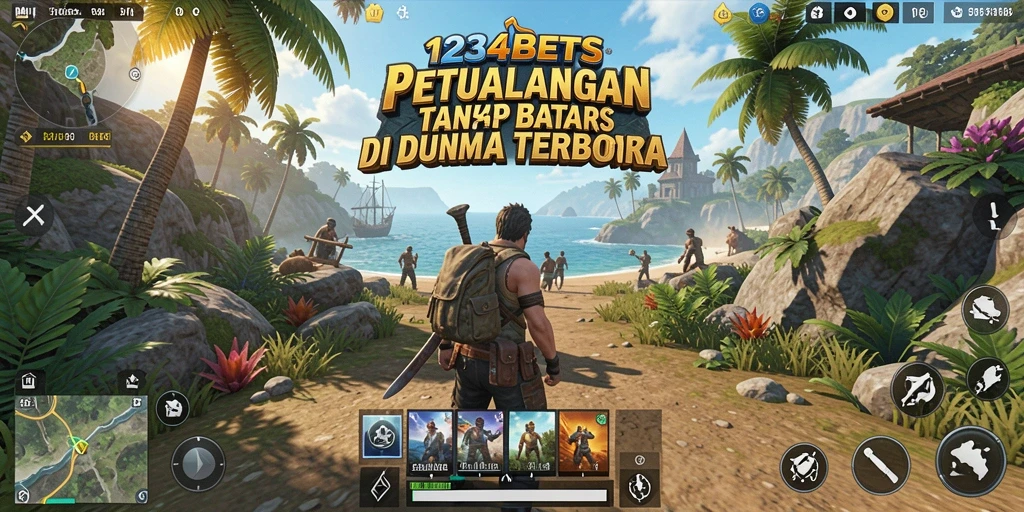 Tampilan menarik dari gameplay Open World 1234BETS.