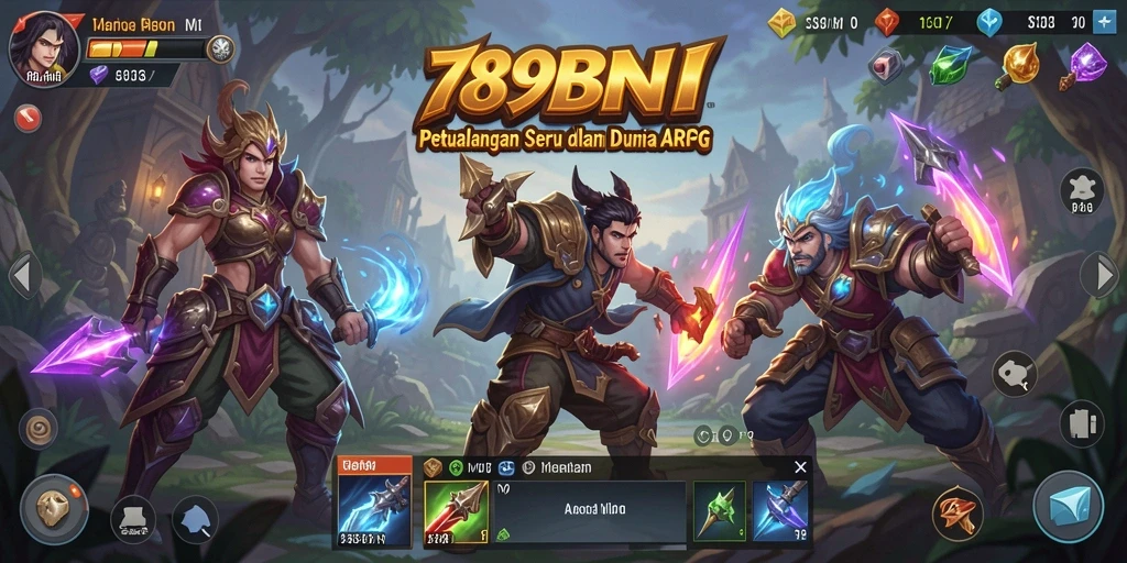 Tampilan gameplay seru dalam 789BNI dengan petualangan ARPG yang seru.