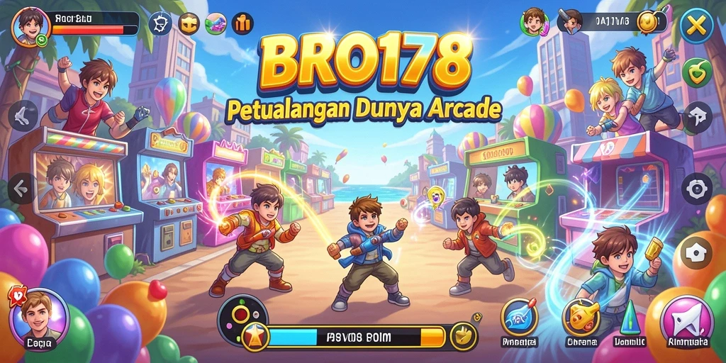 Gameplay BRO178 yang seru dengan berbagai karakter menarik.
