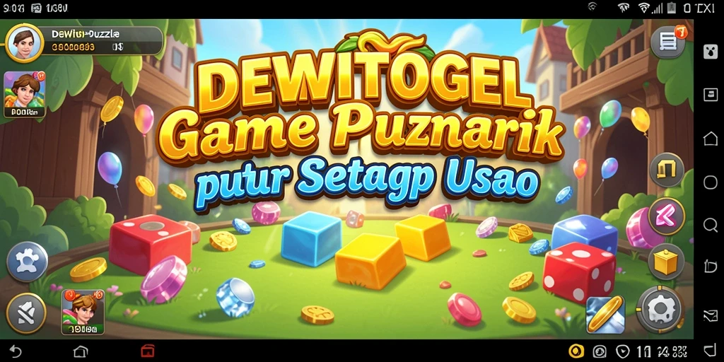 Tampilan gameplay menantang dari DEWITOGEL yang penuh warna.