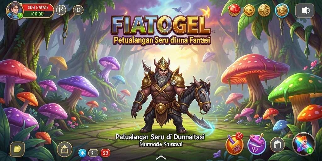 Screenshot gameplay seru FIATOGEL yang menunjukkan eksplorasi petualangan.