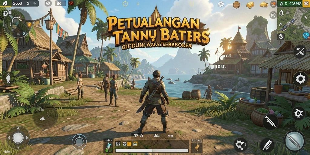 Tampilan gameplay G668 yang menakjubkan dalam dunia terbuka.