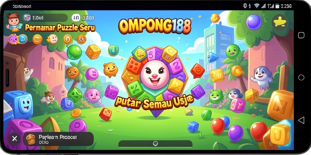 Tampilan gameplay OMPONG188 yang menantang dan interaktif.