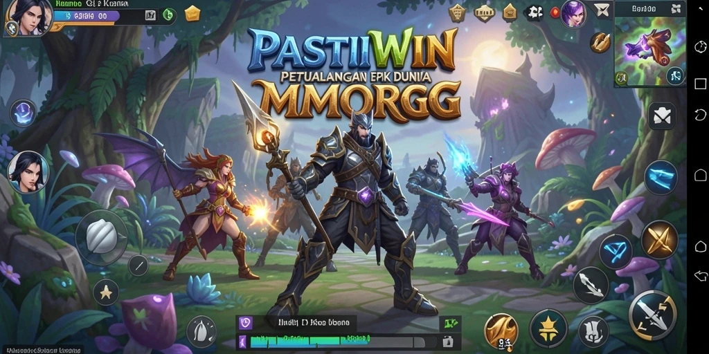 Gameplay PASTIWIN yang seru dan penuh aksi MMORPG.