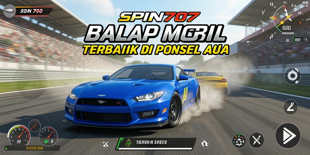 Screenshot gameplay SPIN707 dengan aksi balap seru.