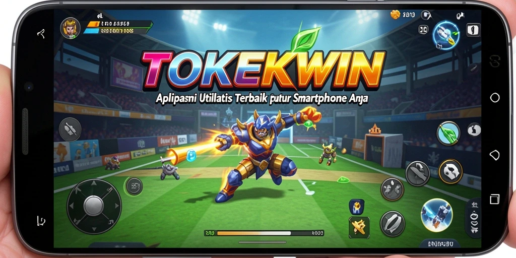 Tampilan antarmuka TOKEKWIN yang user-friendly dan fitur utilitas yang lengkap.