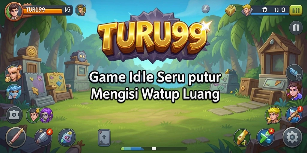 TURU99 menampilkan gameplay Idle yang mengasyikkan dengan karakter unik dan kemajuan otomatis.